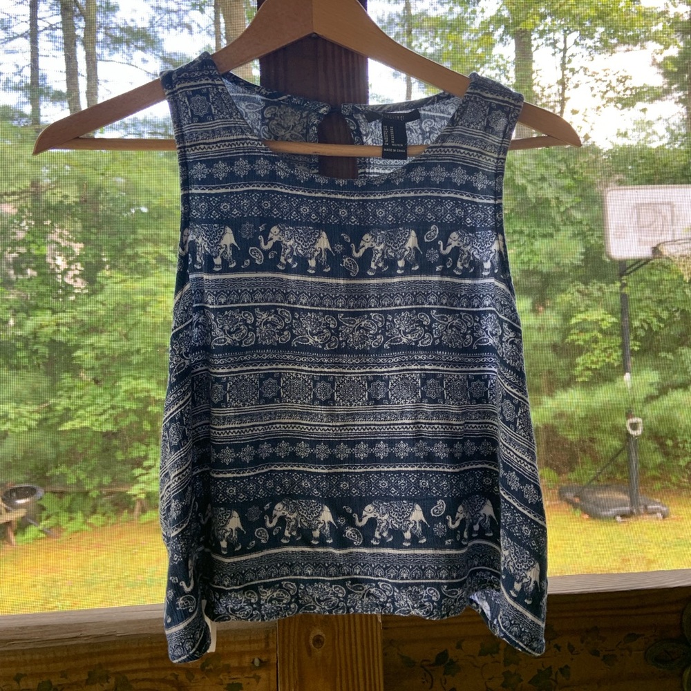 Forever21 Tribal Print Tanktop